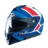 HJC I90 Flip Front Helmet Hollen - Red White Blue