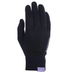 Oxford Silk Inner Gloves - Black