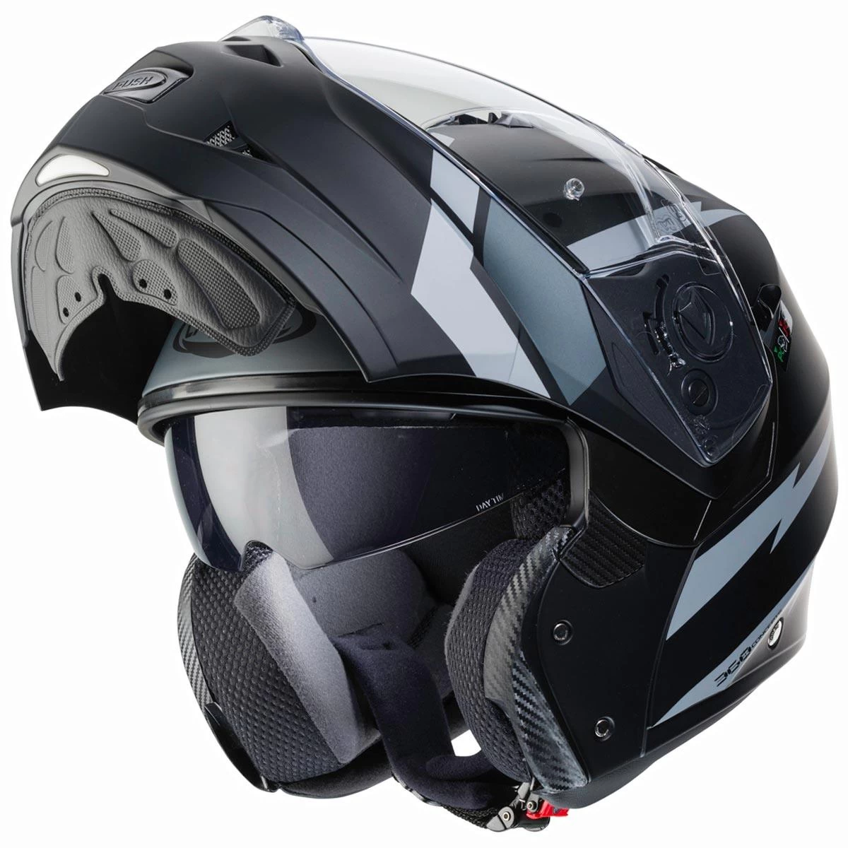 Caberg Duke II Kito Helmet - Black Anthracite - Image 2