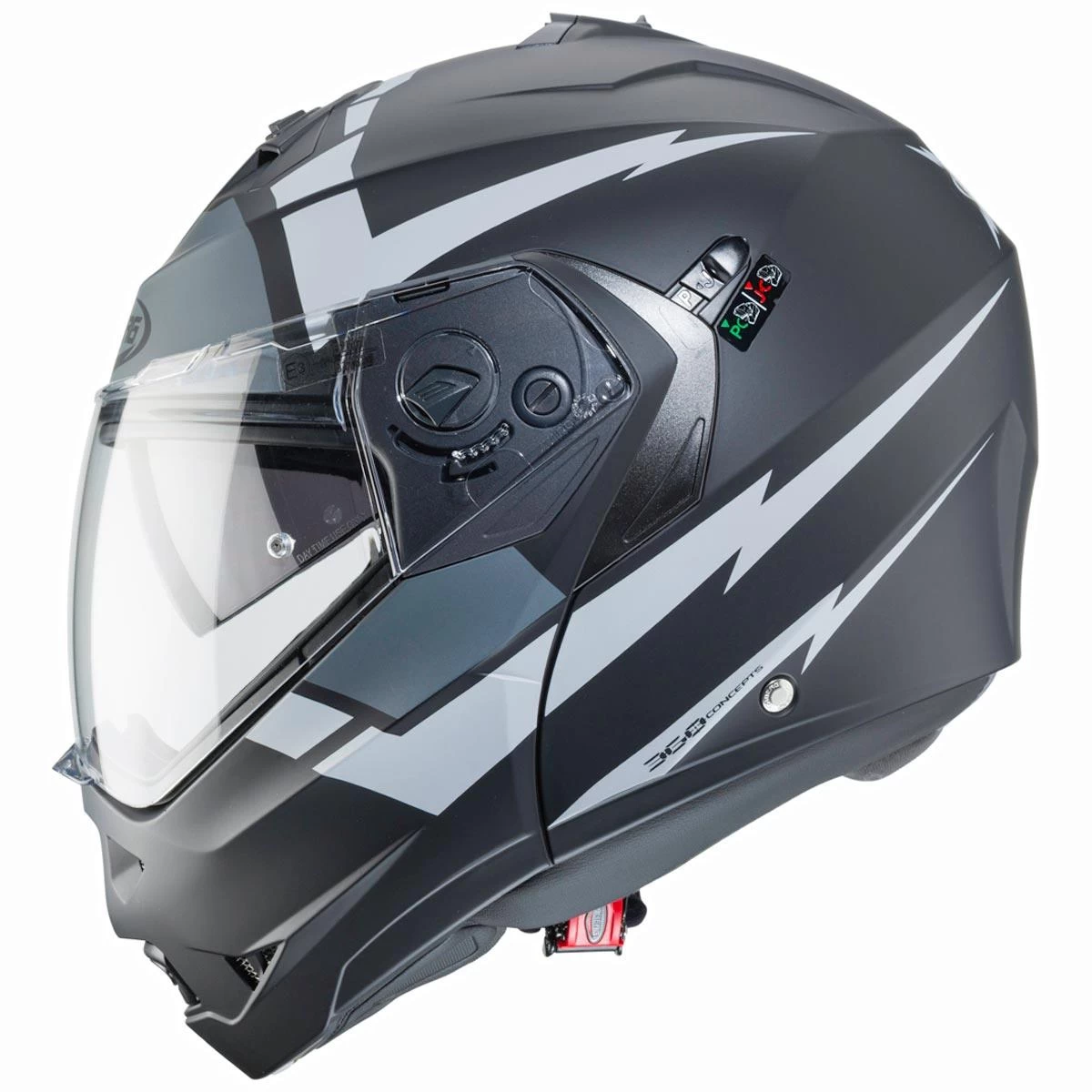 Caberg Duke II Kito Helmet - Black Anthracite - Image 3
