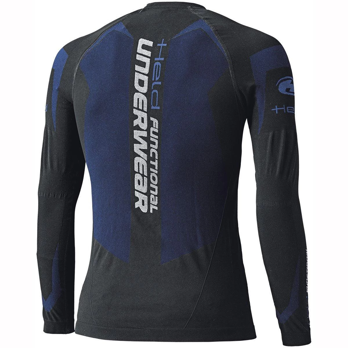 Held 9862 3D-Skin Cool Baselayer Top - Black Blue - SALE - Image 2