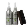 Leather Boots Care Set With Brush - 150ml X 2