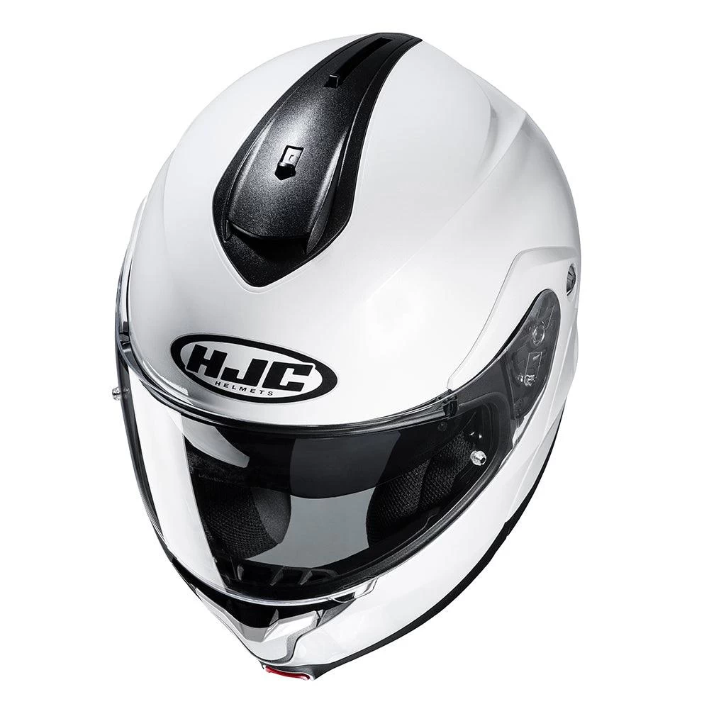 HJC C91 Flip Front Helmet - White - Image 3