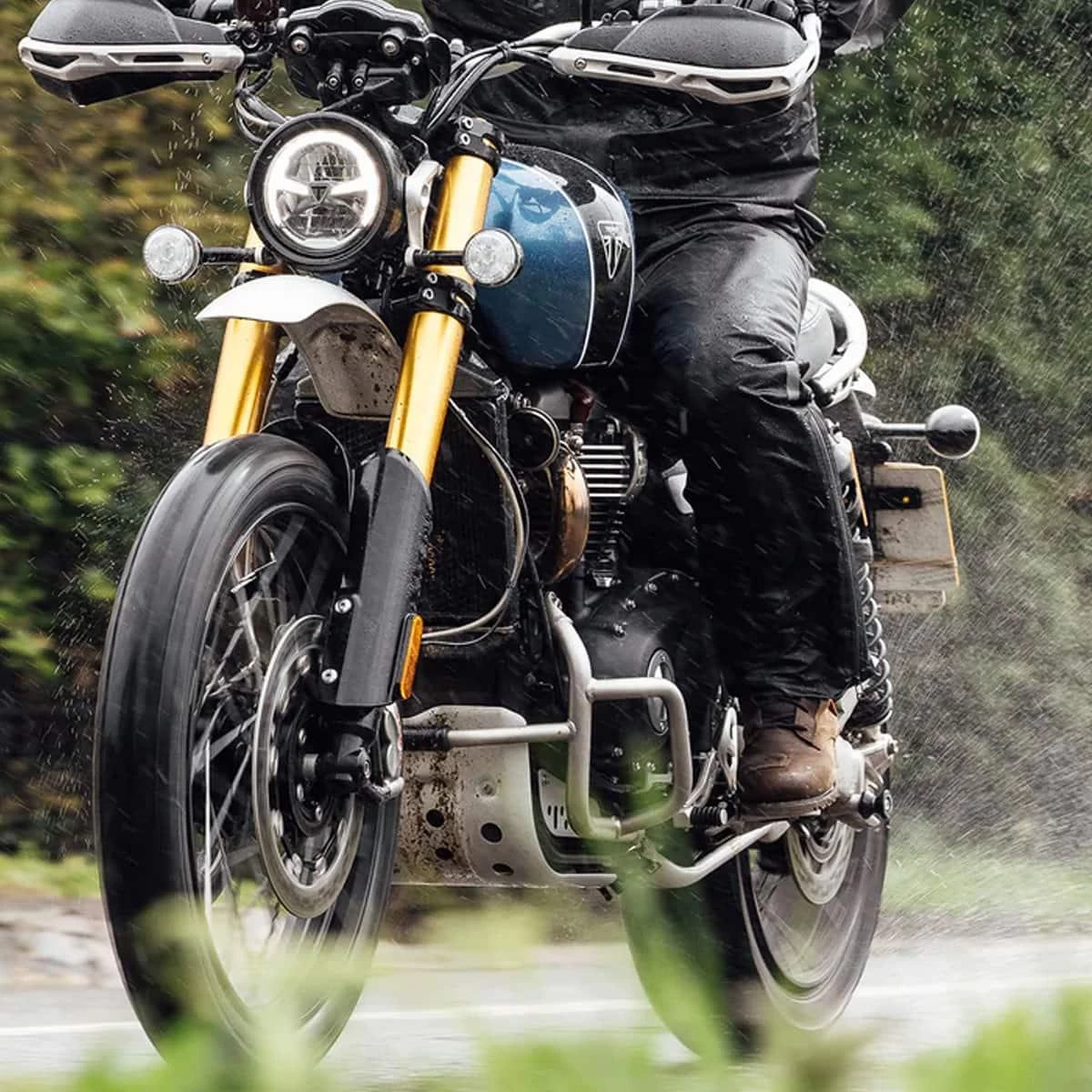 Merlin Platinum Rain Overtrousers WP - Black - SALE - Image 2