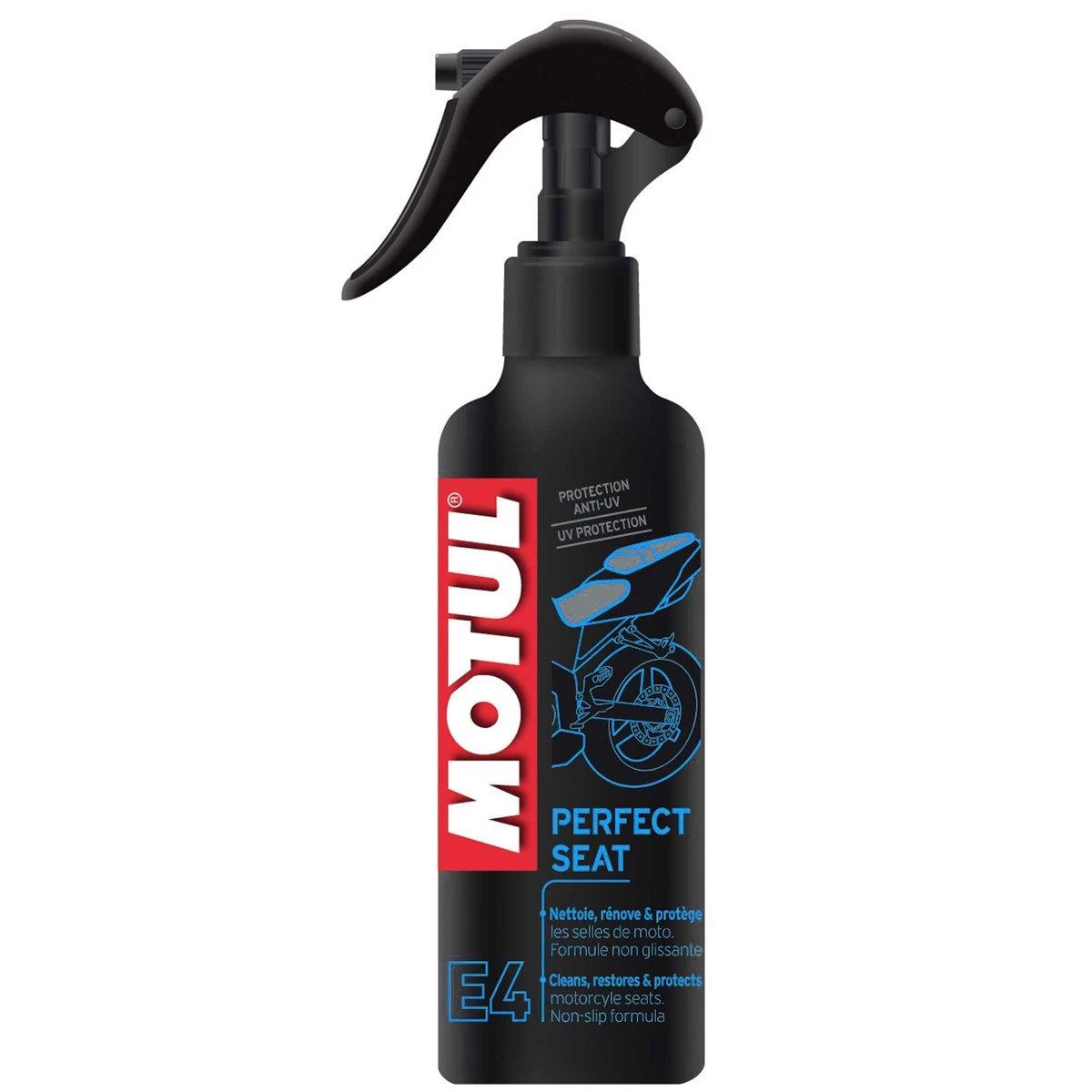 Motul E4 Perfect Seat Cleaner Spray 250ml - Black