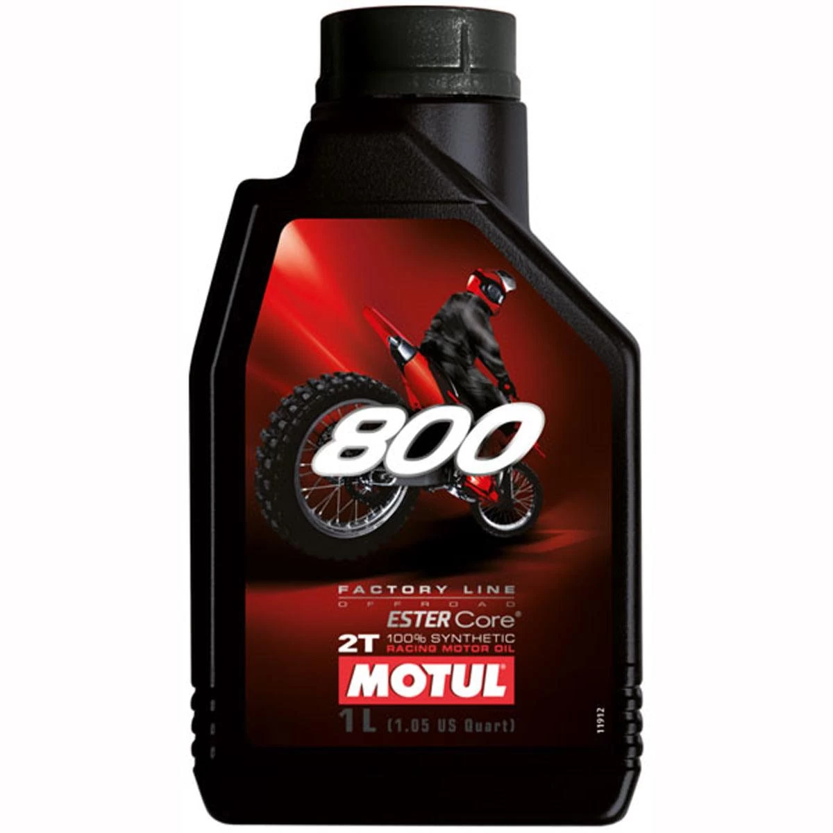 Motul Factory Line 800 2T Off-Road Oil - Black