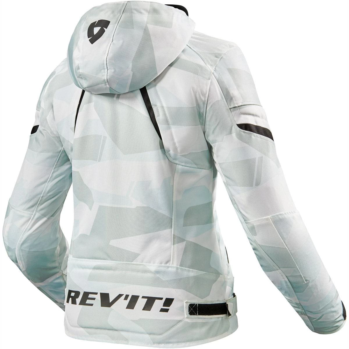 Rev It! Flare 2 H2O Jacket Ladies WP - Camo Grey White - Image 2