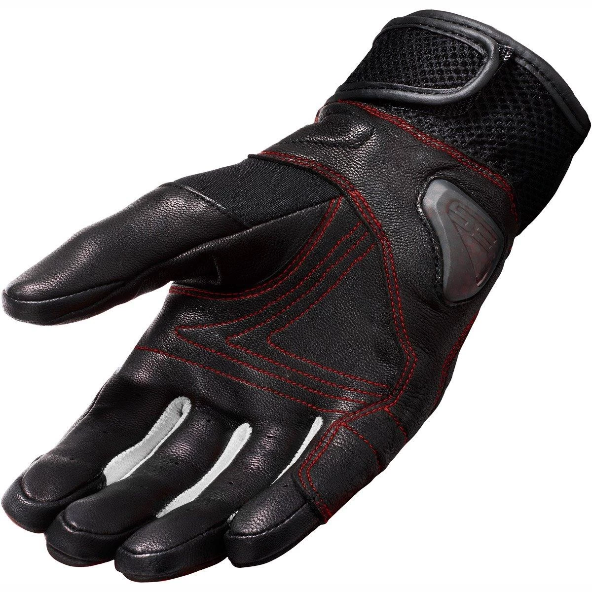 Rev It! Metric Gloves - Black Neon Red - Image 2