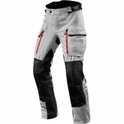 Rev It! Sand 4 Trousers H2O 32in Leg WP - Silver Black