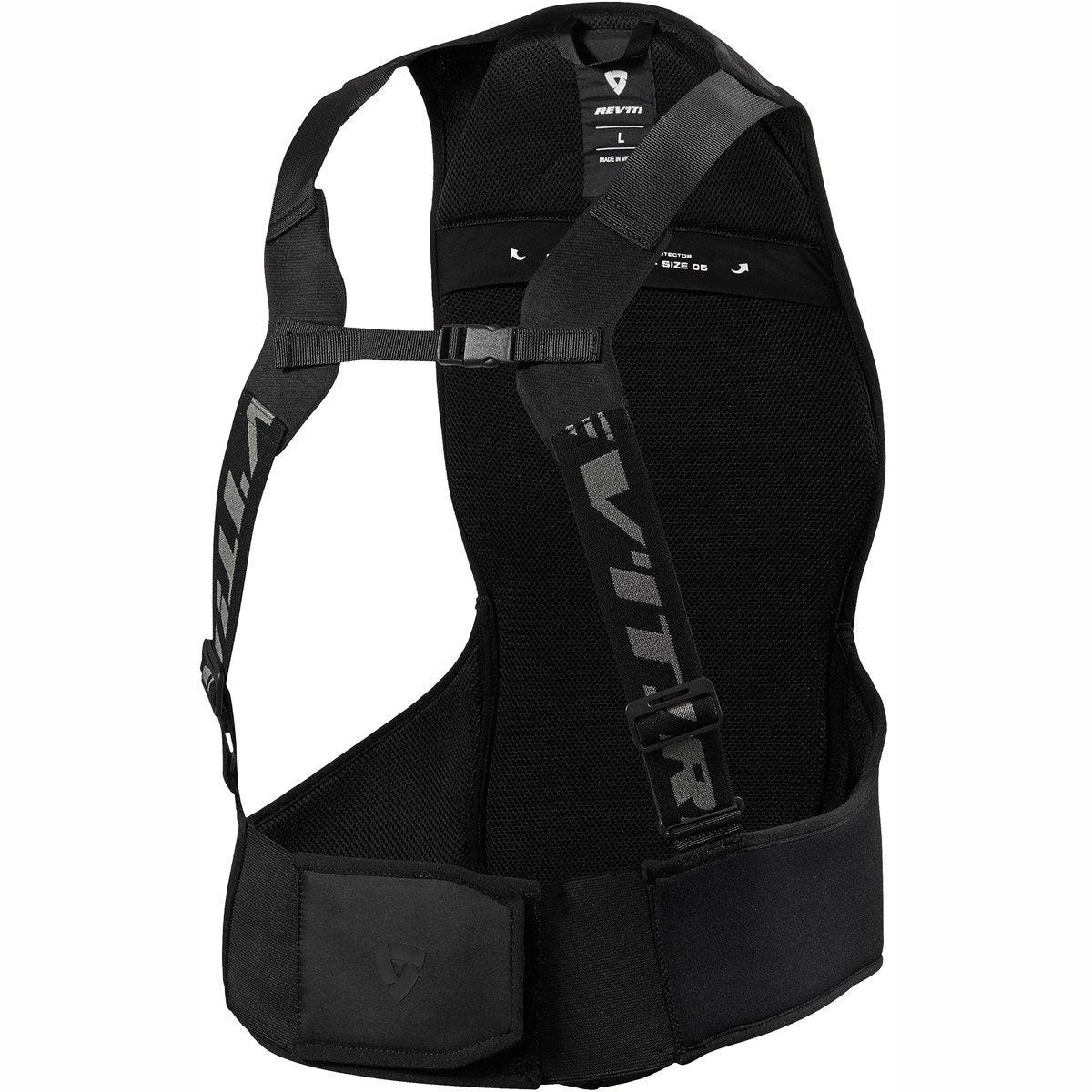 Rev It! Slingshot Strap-on Back Protector - Black