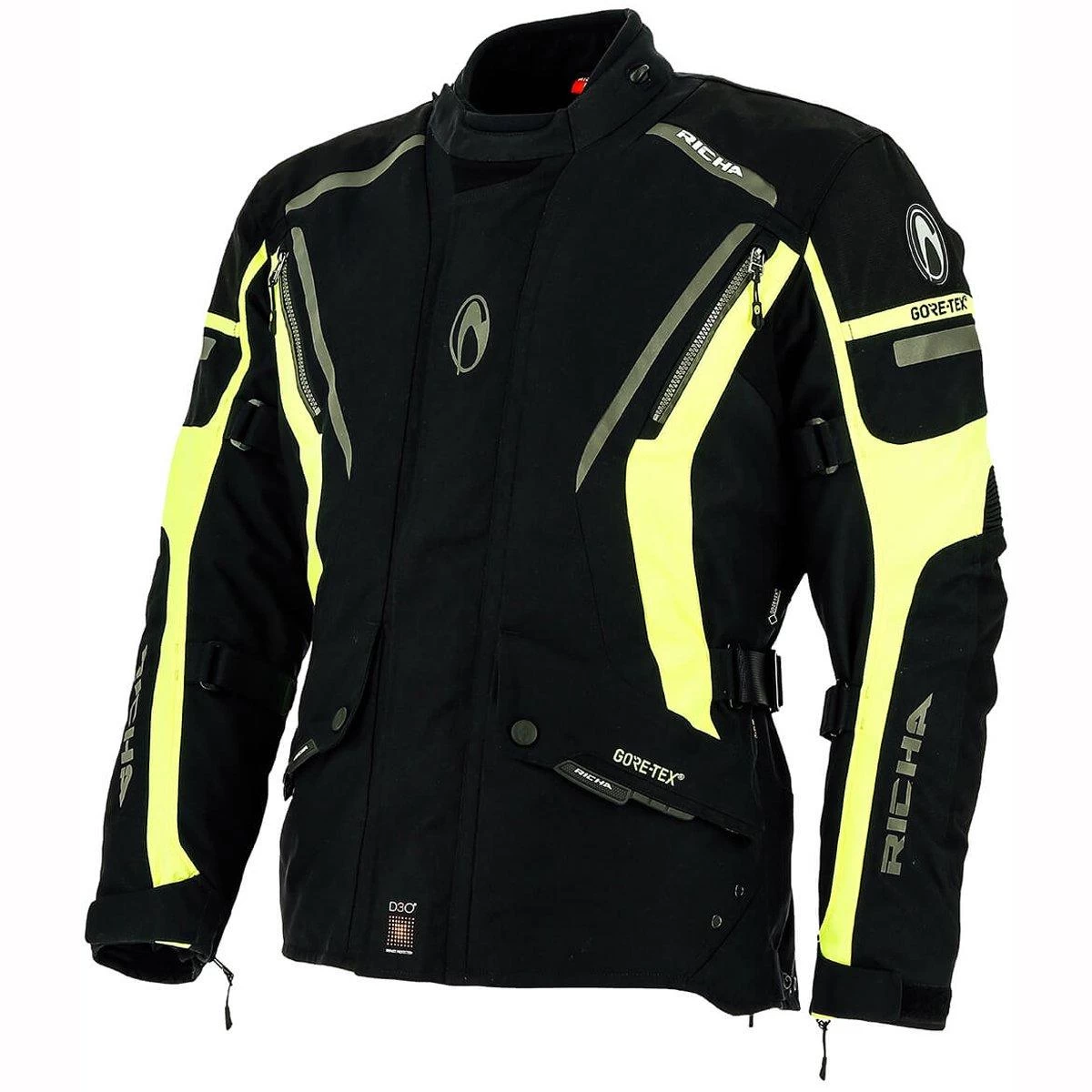 Richa Cyclone Jacket GTX - Black Yellow
