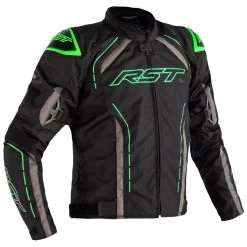 RST S-1 Textile Jacket CE WP - Black Grey Green