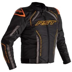 RST S-1 Textile Jacket CE WP - Black Grey Orange