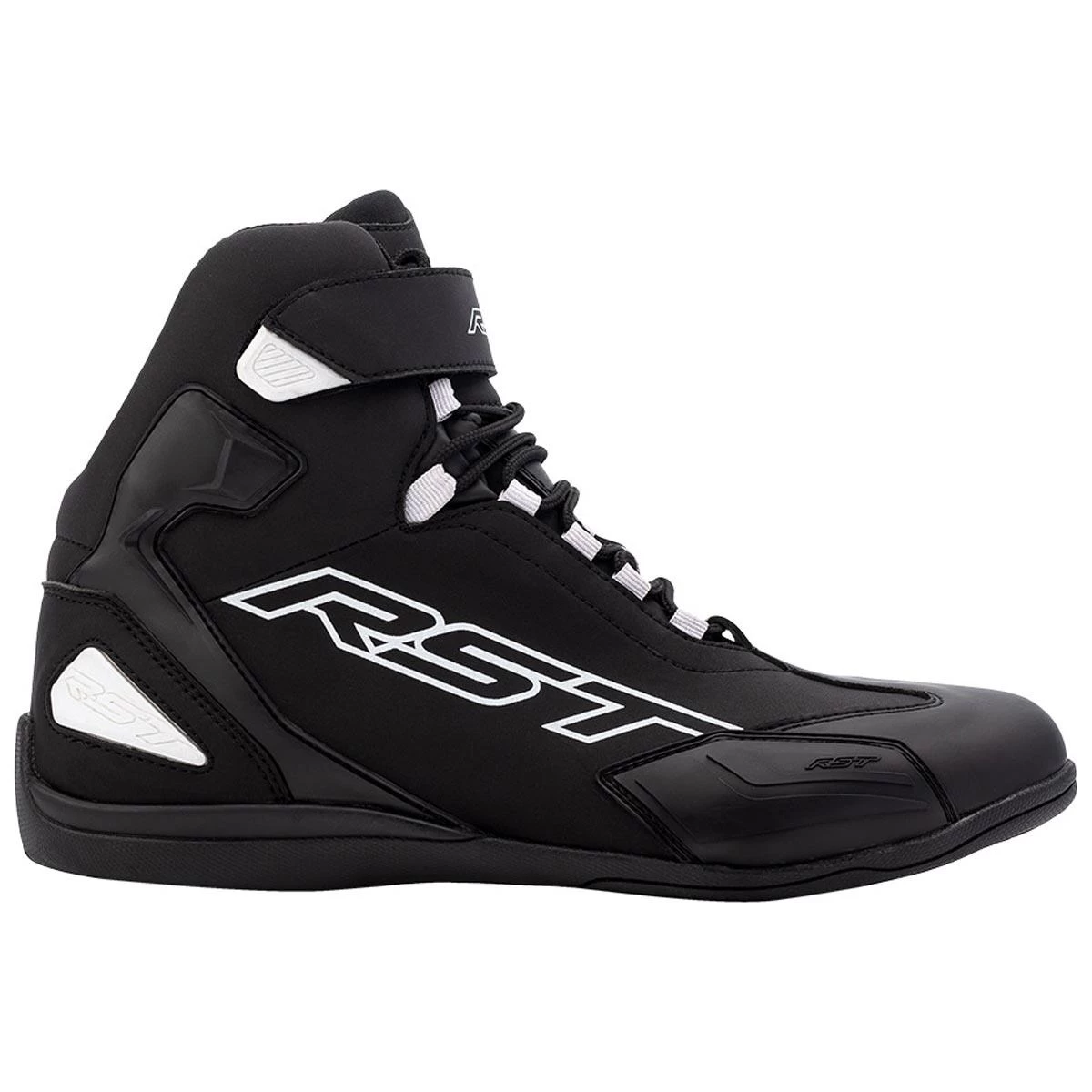 RST Sabre Moto Shoes CE - Black White