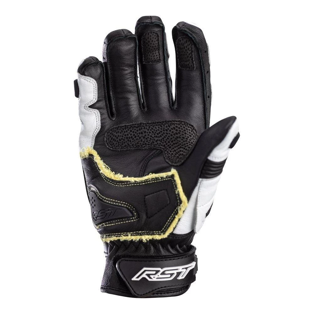 RST Tractech Evo 4 Short Gloves CE - White Black - Image 2
