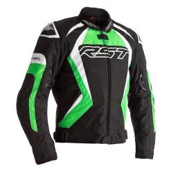 RST Tractech Evo 4 Textile Jacket CE WP - Black Green