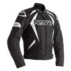 RST Tractech Evo 4 Textile Jacket CE WP - Black White