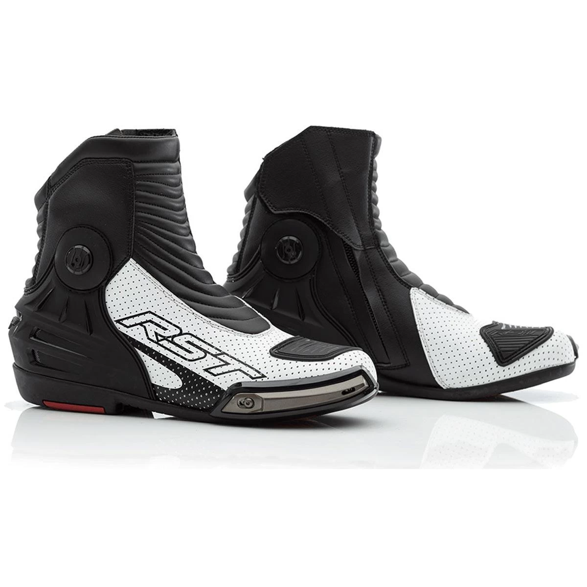 RST Tractech Evo III Short Boots CE - White Black