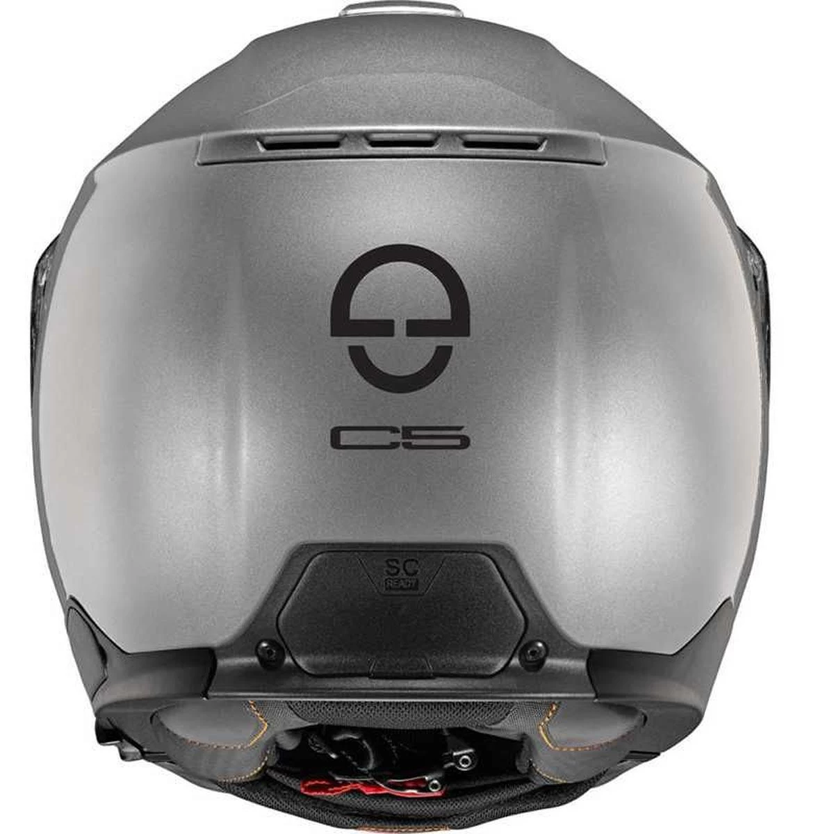 Schuberth C5 Flip Helmet Gloss - Silver - Image 4
