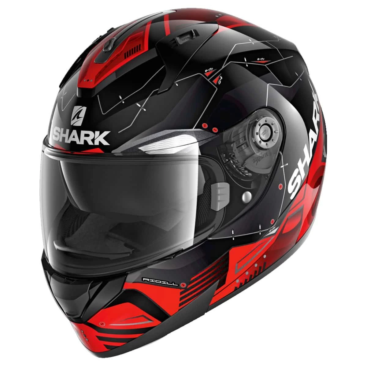 Shark Ridill 1.2 Helmet Mecca KRS - Red