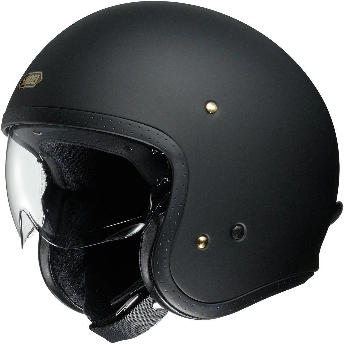 Shoei J-O Open Face Helmet - Matt Black
