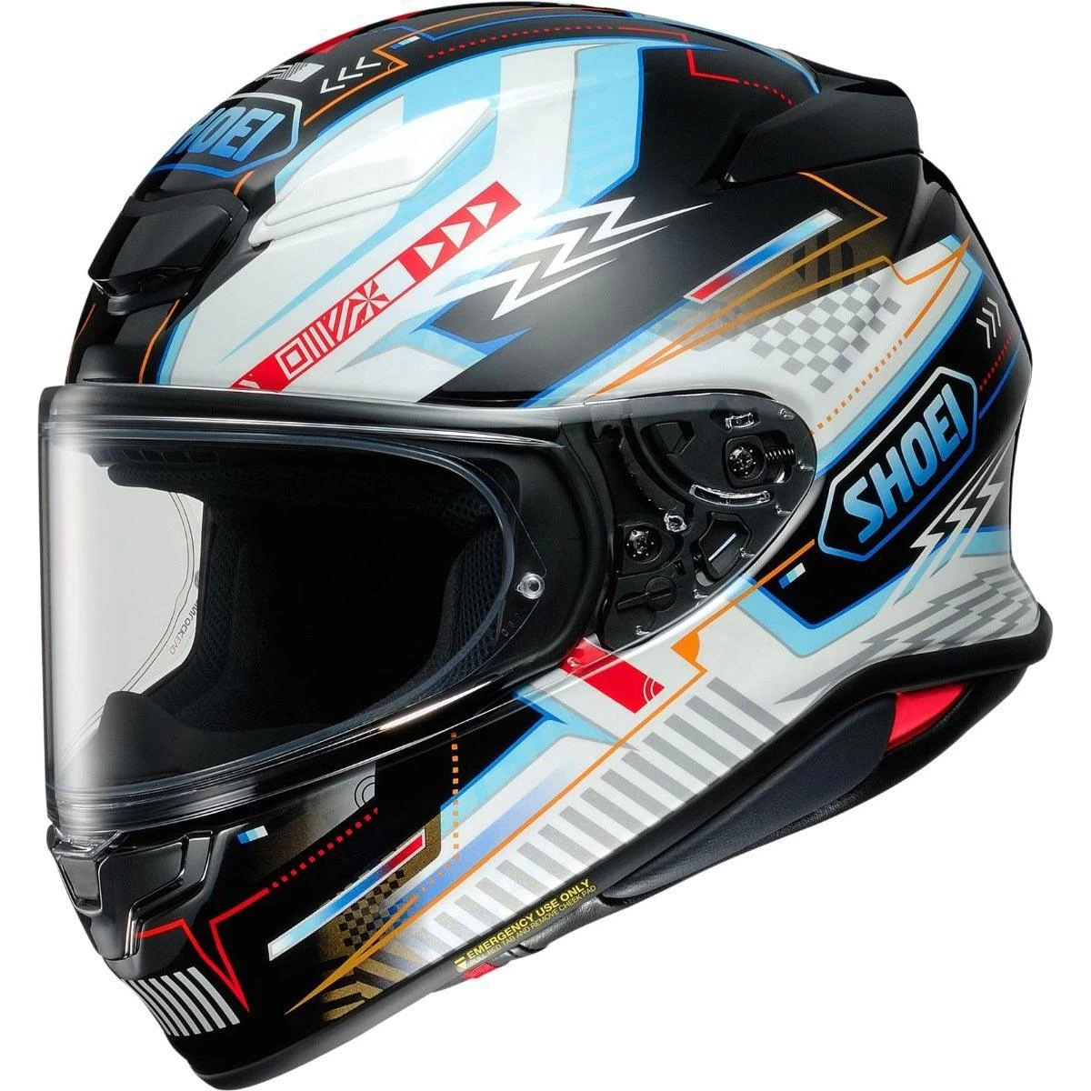 Shoei NXR 2 Arcane TC10 Helmet - Black White Blue