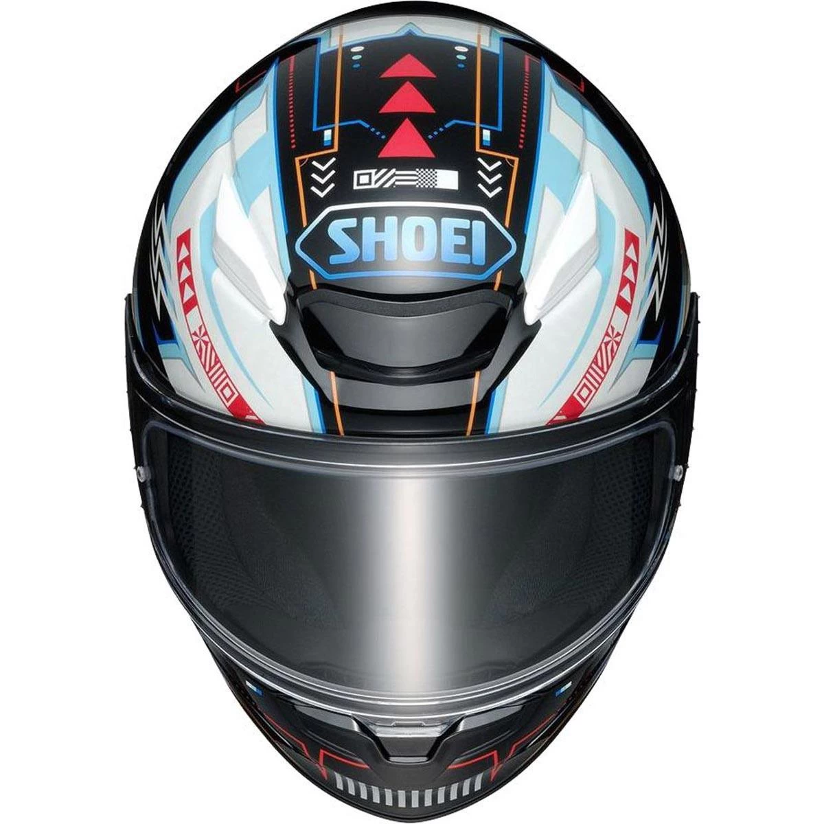 Shoei NXR 2 Arcane TC10 Helmet - Black White Blue - Image 2