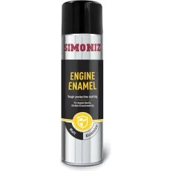 Simoniz Aluminium Engine Enamel One Coat Tough Paint Spray Can - 500ml