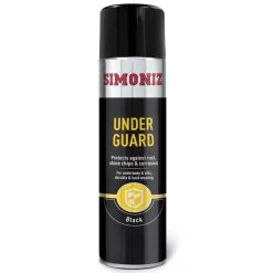 Simoniz Black Underguard Paint Spray Aerosol Can - 500ml