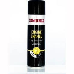 Simoniz Gloss Black Engine Enamel One Coat Tough Paint Spray Can - 500ml