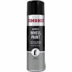 Simoniz Silver Wheel Paint Spray Aerosol Can - 500ml