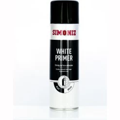Simoniz White Primer Spray Aerosol Can Car Motorcycle - 500ml
