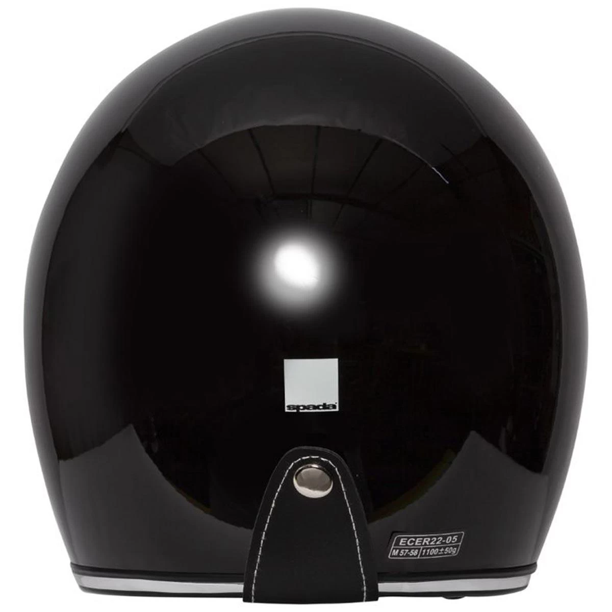 Spada Open Face Classic Helmet - Black - Image 4