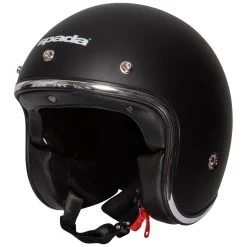 Spada Open Face Classic Helmet - Matt Black