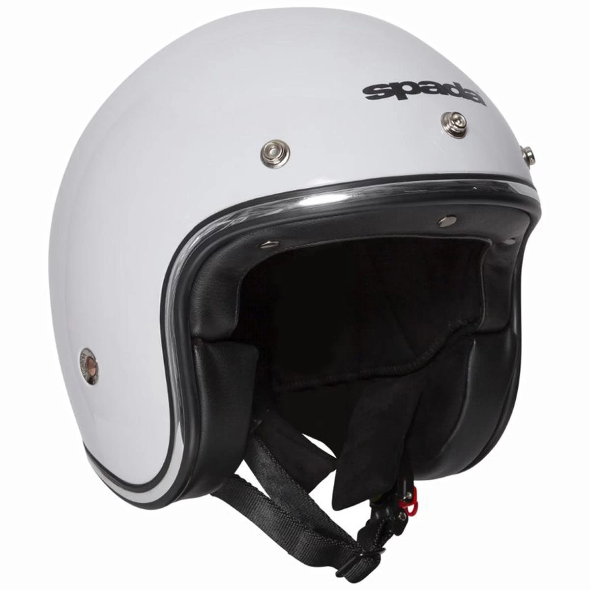 Spada Open Face Classic Helmet - White - Image 4