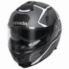 Spada Orion Slate Flip Front Helmet - Matt Black White Silver