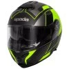 Spada Orion Whip Flip Front Helmet - Matt Black Yellow